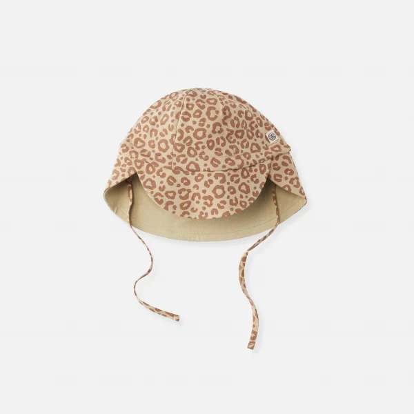 Sonnenhut Leopard Brown/Sandy Beach – UPF 50+