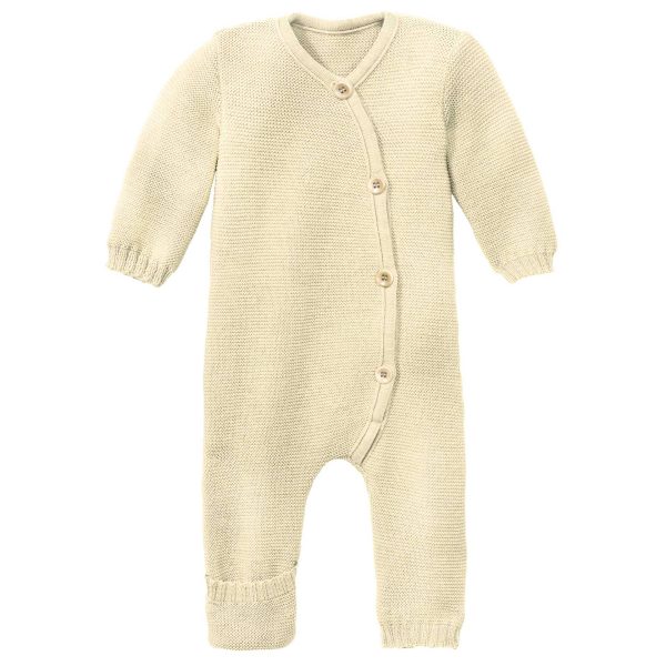 Disana Strick-Overall creme Merino