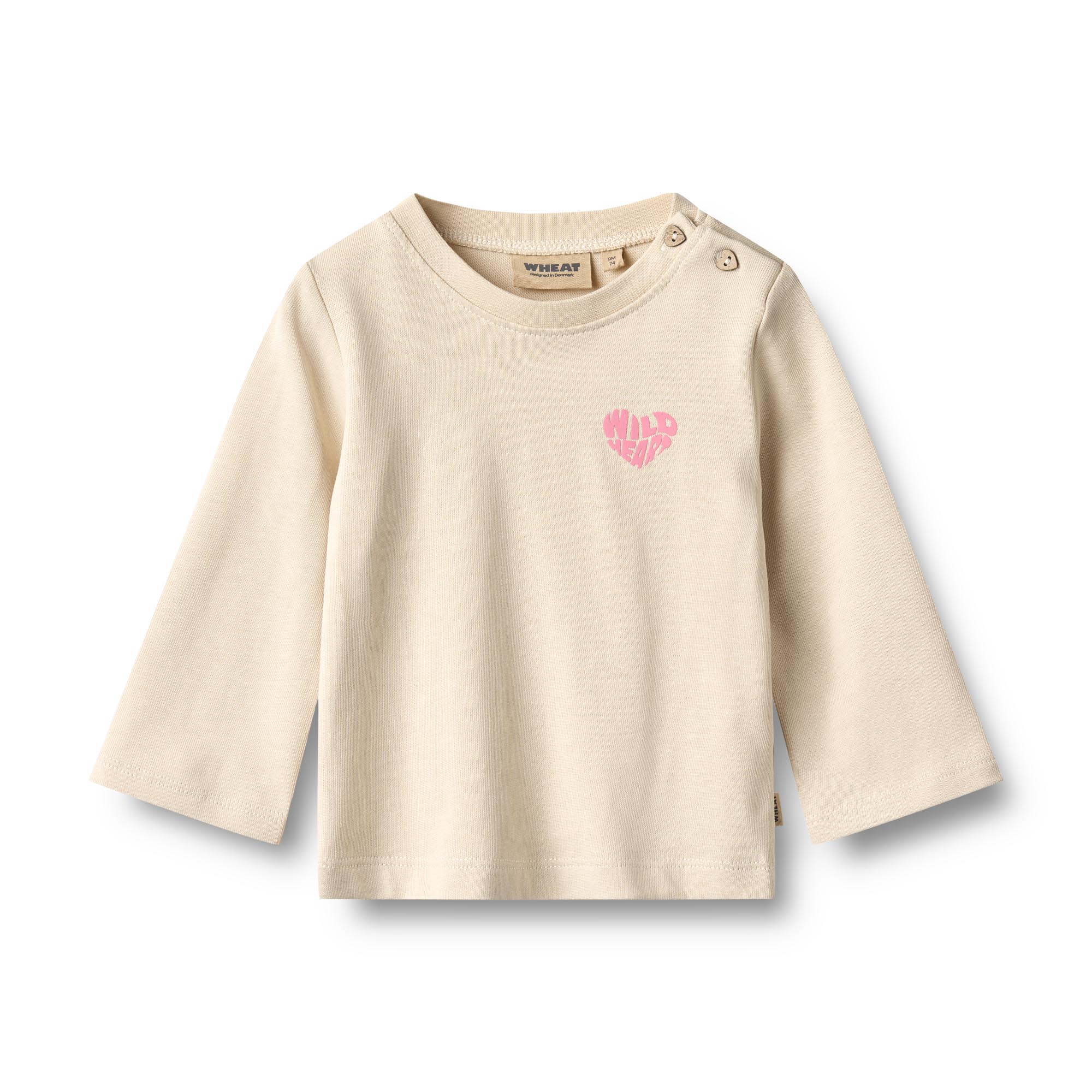 Longsleeve Sina mit Love Print von Wheat