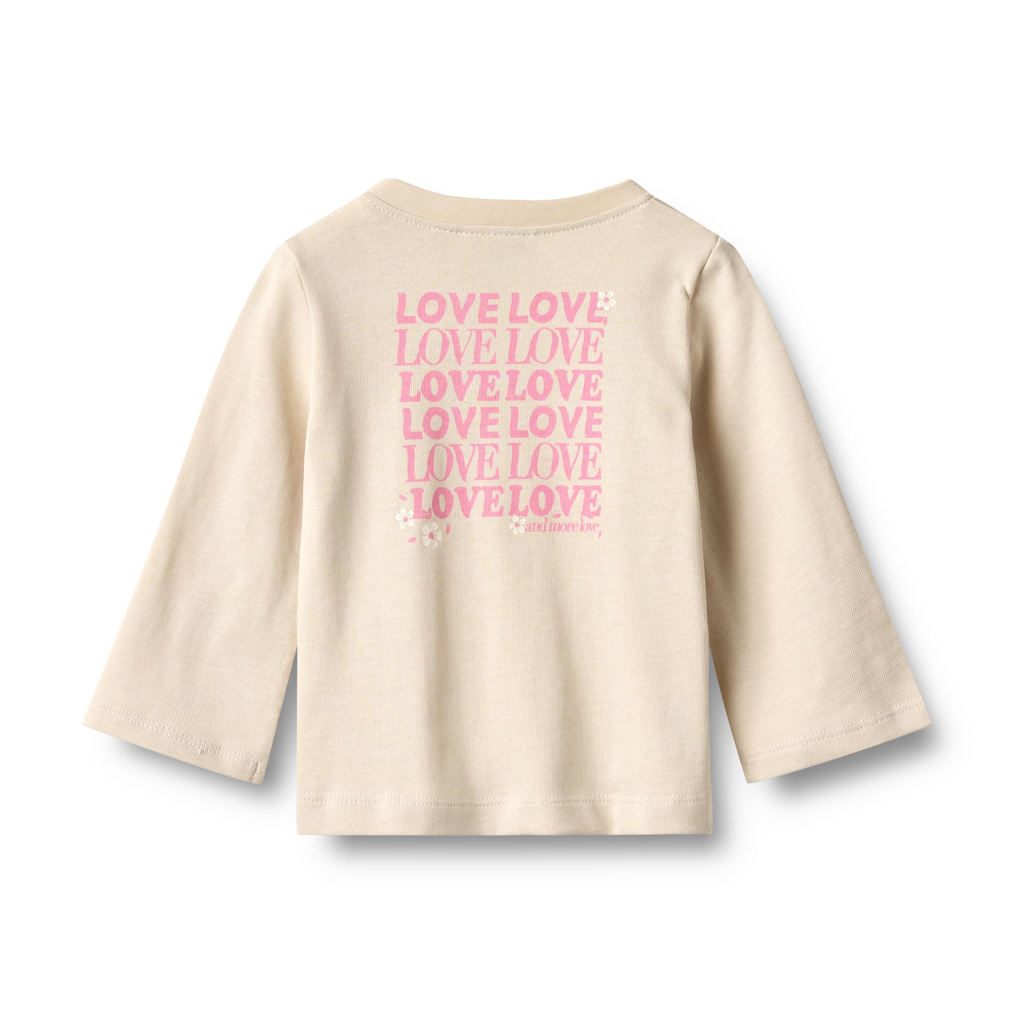 Longsleeve Sina mit Love Print von Wheat – Ansicht 3