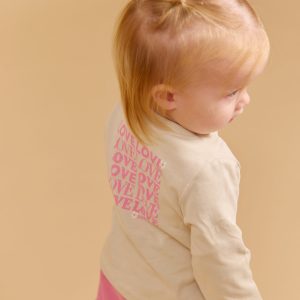 Longsleeve Sina mit Love Print von Wheat – Ansicht 2