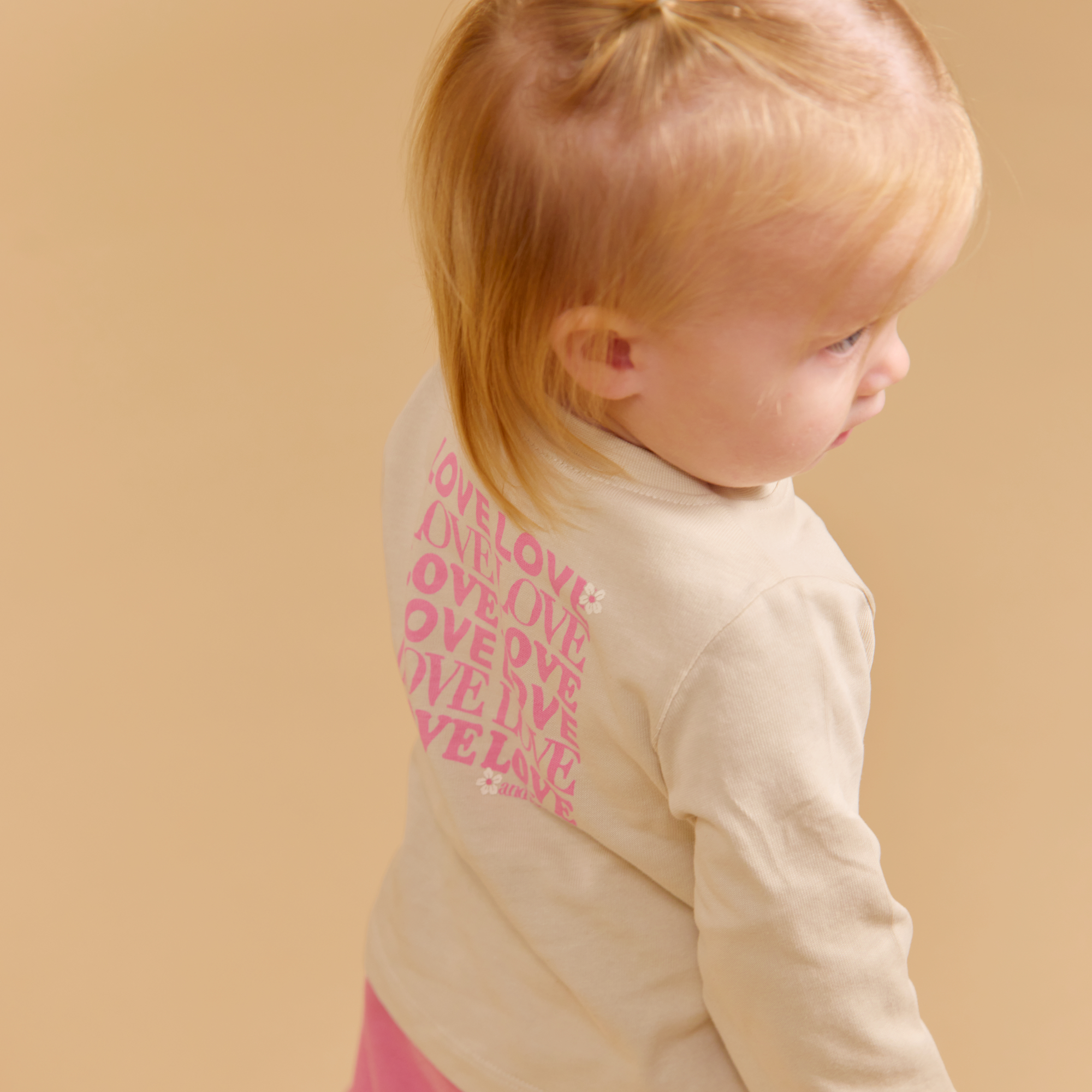 Longsleeve Sina mit Love Print von Wheat – Ansicht 2
